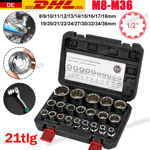 21tlg steckschlüssel - 1/2,