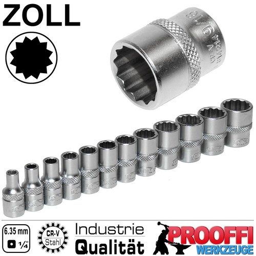 Tlg zoll stecknuss satz - zoll,